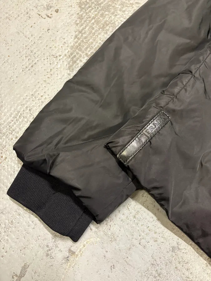 FW2006 Prada Black Puffer Jacket VEeTNHN 5