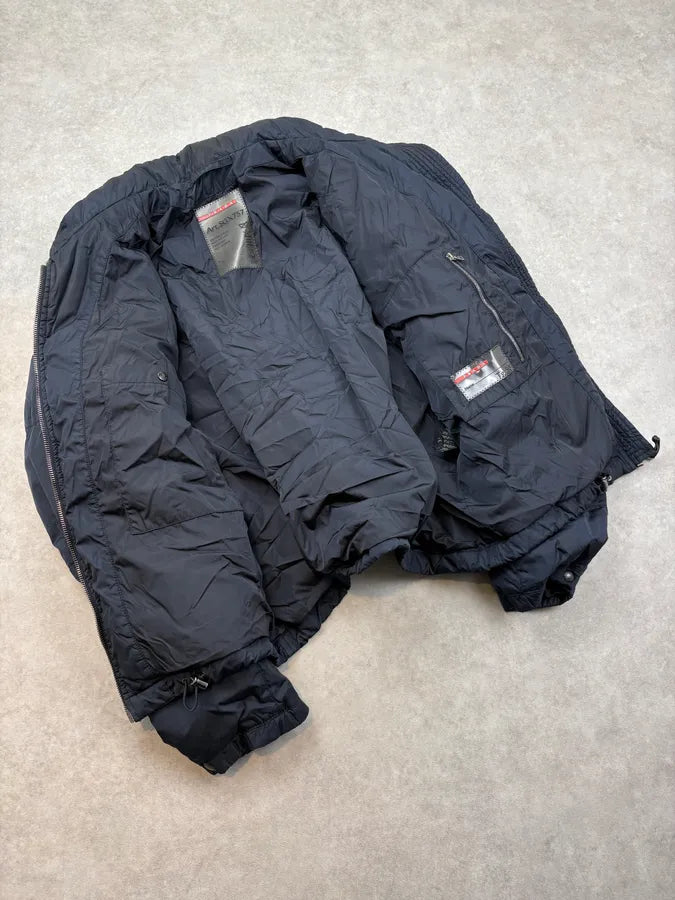 FW2006 Prada Navy Quilted Puffer Jacket EdlRxEv 6