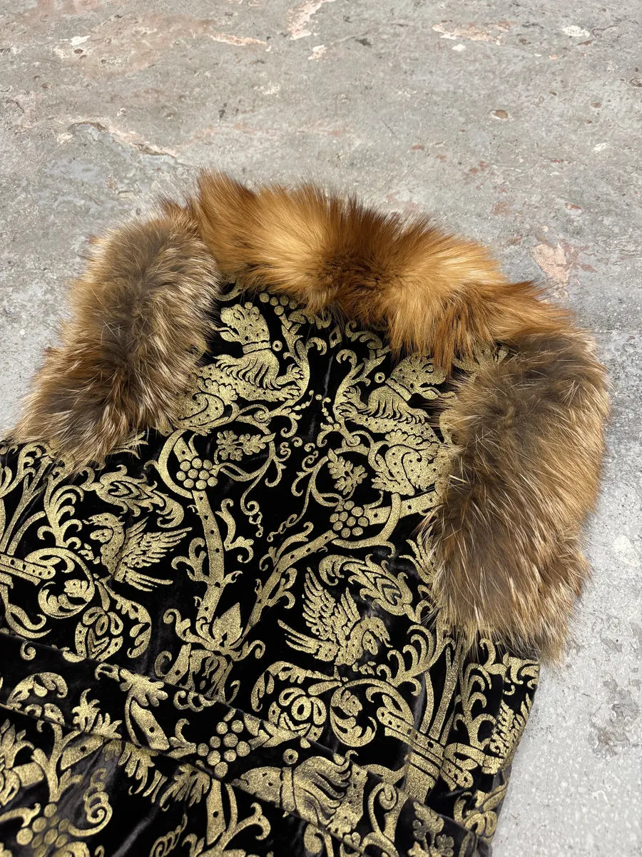 FW2006 Roberto Cavalli Fox Fur Royal Premium Vest (S/M) 11