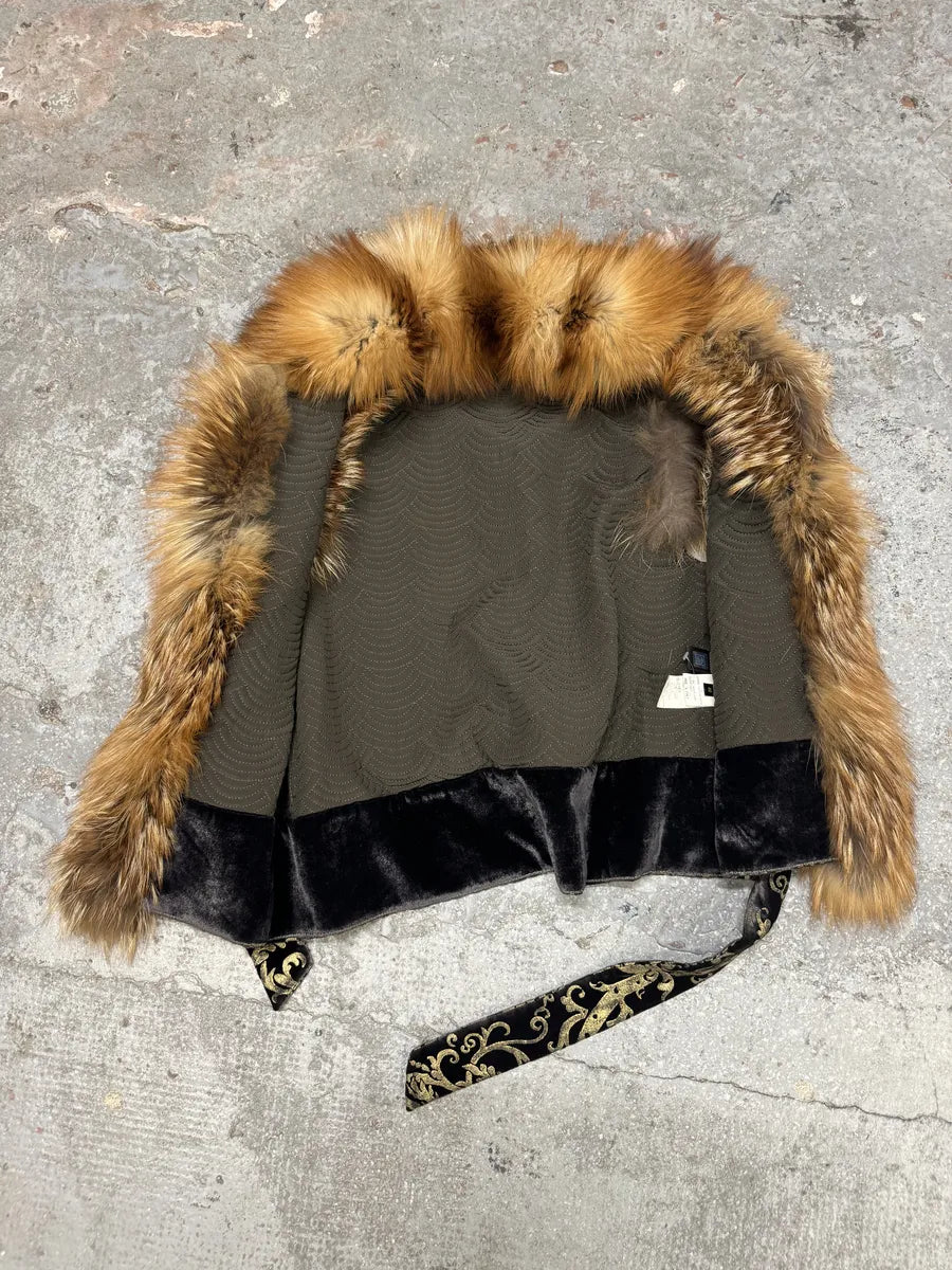 FW2006 Roberto Cavalli Fox Fur Royal Premium Vest (S/M) 12