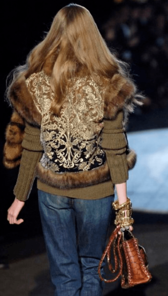 FW2006 Roberto Cavalli Fox Fur Royal Premium Vest (S/M) 3