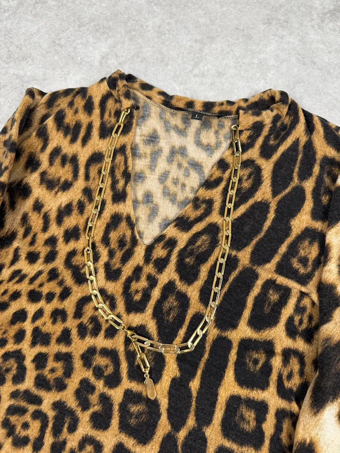 FW2006 Roberto Cavalli Leopard & Chain Top GABRKzc 4