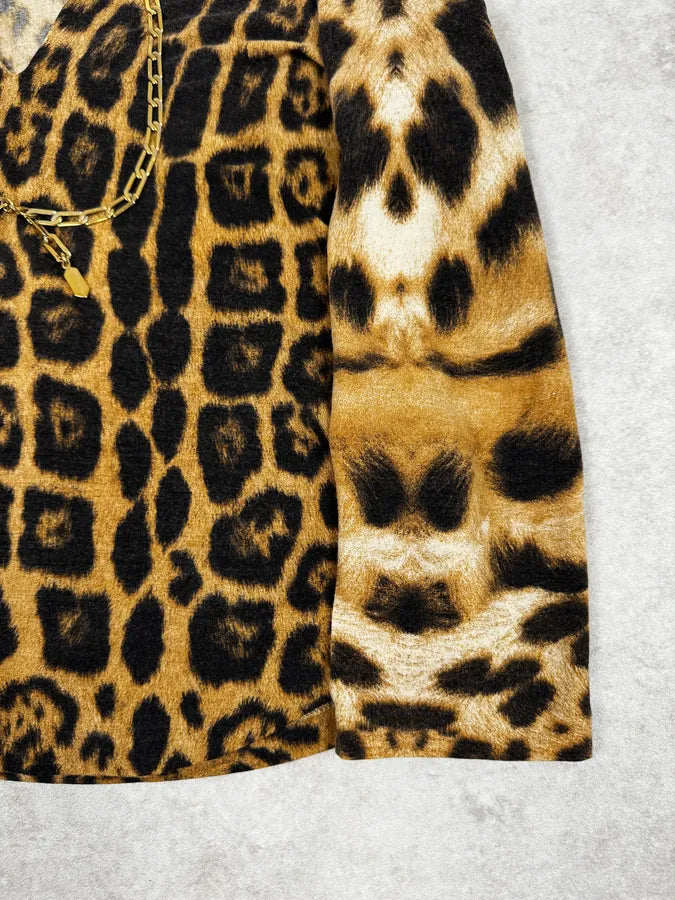 FW2006 Roberto Cavalli Leopard & Chain Top GABRKzc 7