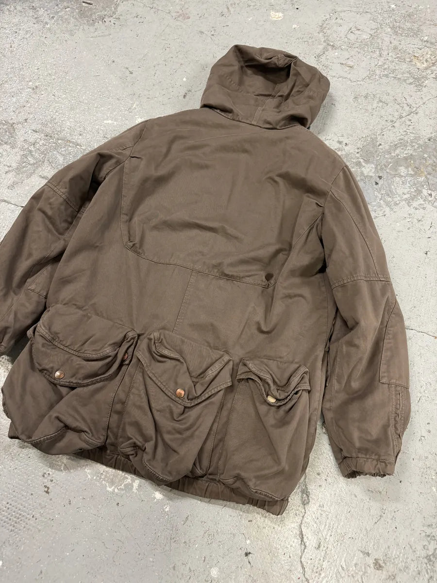 FW2006 Roberto Cavalli Utility Multi-Pockets Brown Jacket aQmINVw 5