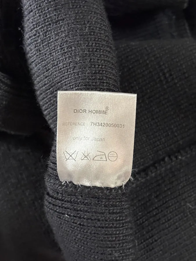 FW2007 Dior Black Wool Double-Breasted Caban by Hedi Slimane FOvJDCN 11