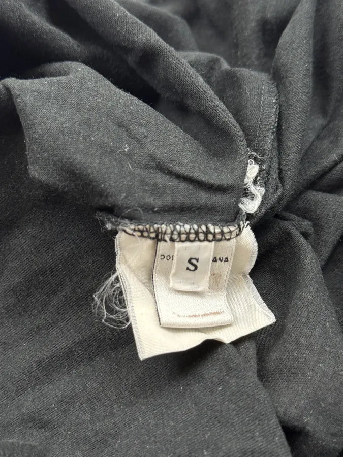 FW2007 Dolce & Gabbana Black Logo T-Shirt cGcPgDd 8