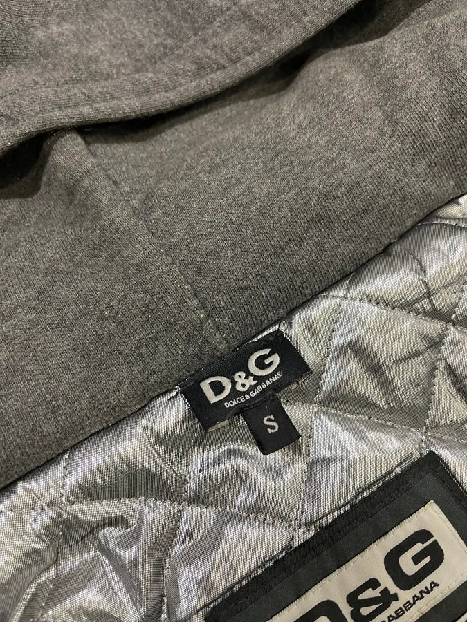 FW2007 Dolce & Gabbana Grey Wool Hooded Jacket mpzwTzf 11