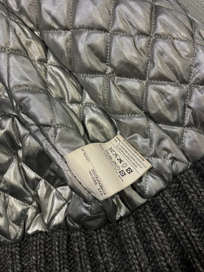 FW2007 Dolce & Gabbana Grey Wool Hooded Jacket mpzwTzf 13