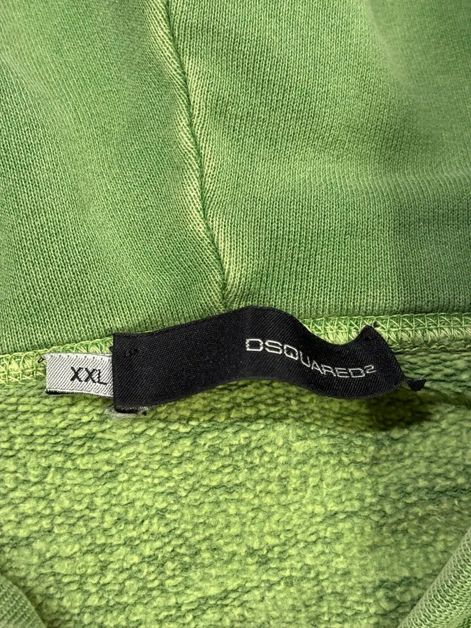 FW2007 Dsquared2 Green Logo Zip-Up Hoodie FwJEHBY 9