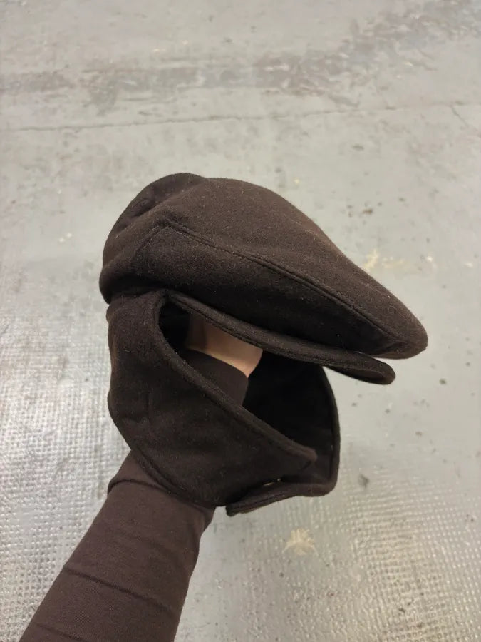 FW2007 Maison Margiela Brown Wool Cap Hat WwCpWMZ 1