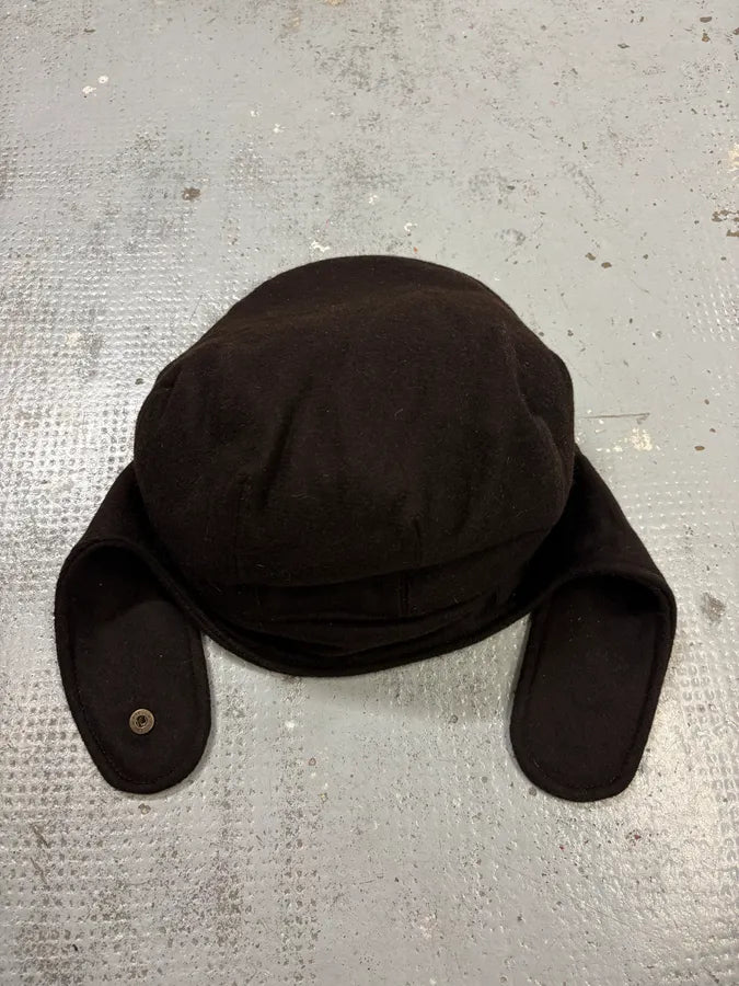 FW2007 Maison Margiela Brown Wool Cap Hat WwCpWMZ 4