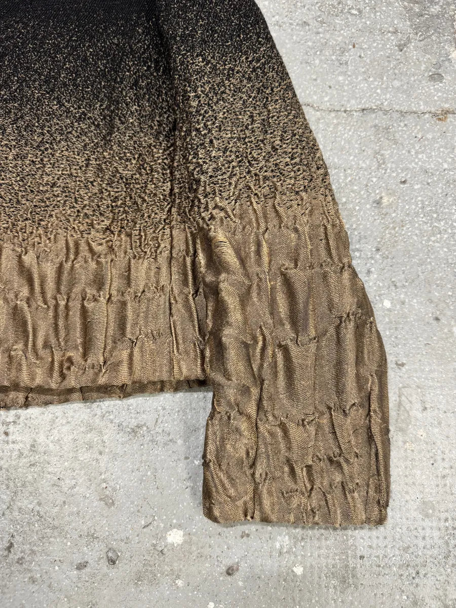 FW2007 Prada Plissed Bicolor Blazer Jacket (M/L) 7