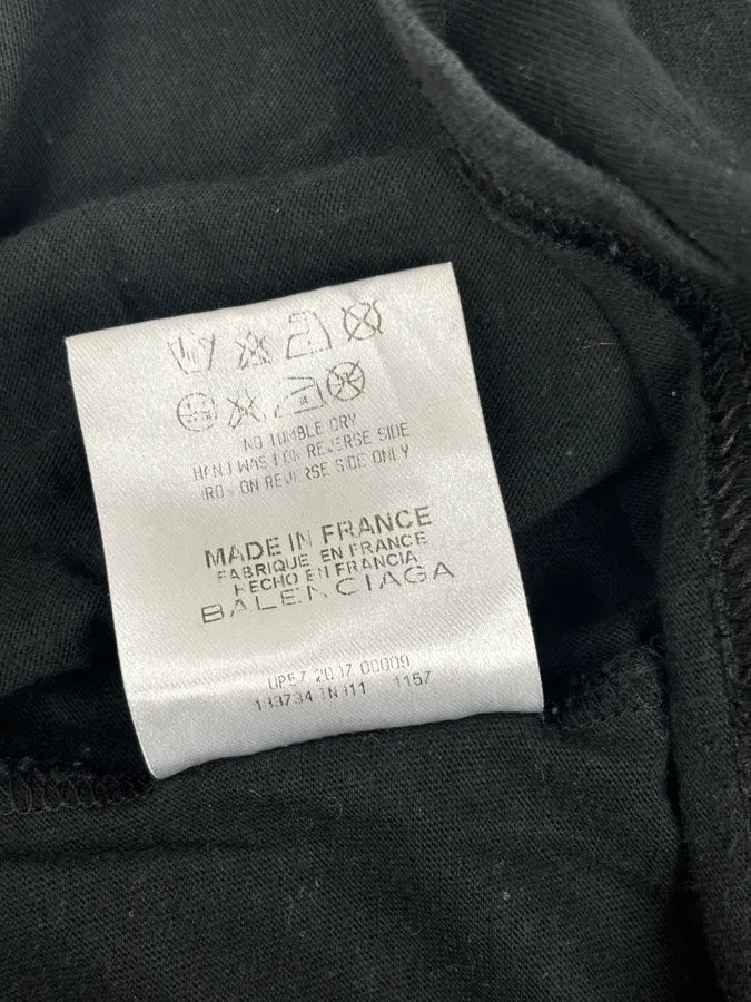 SS2008 Balenciaga Cotton Human Print Black Tank Top tTiLfpd 6