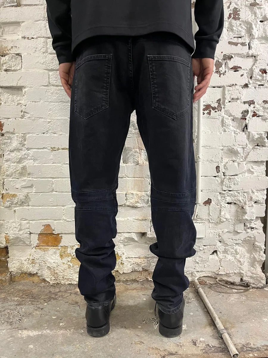 2010s Pierre Balmain Black Biker Denim Jeans TdsXCrB 3