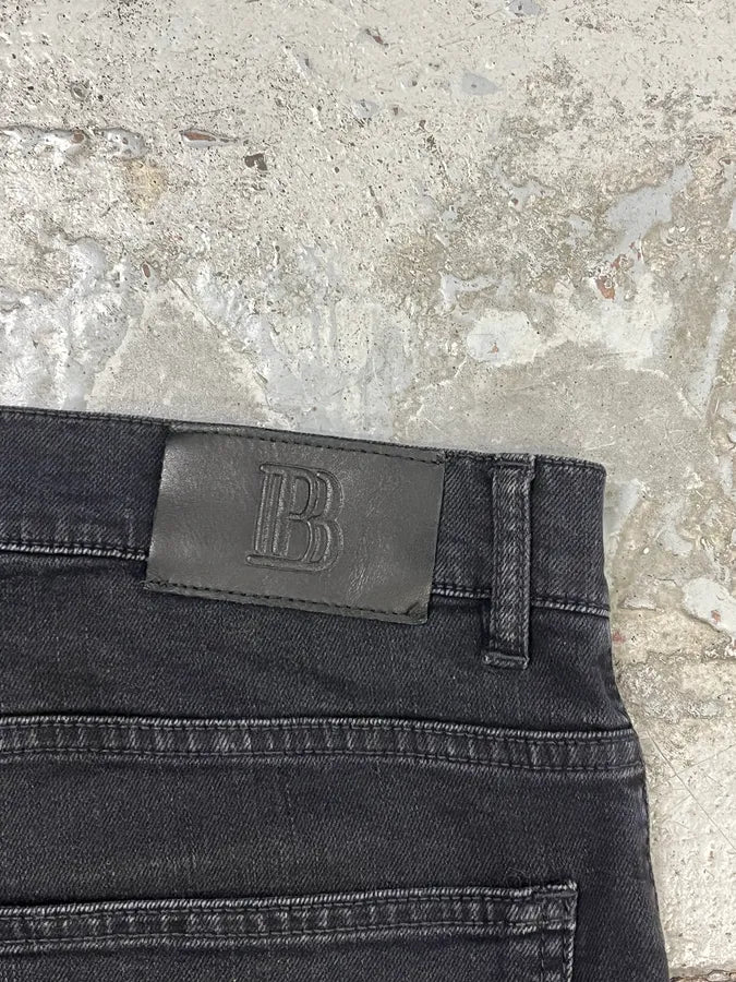 2010s Pierre Balmain Black Biker Denim Jeans TdsXCrB 8