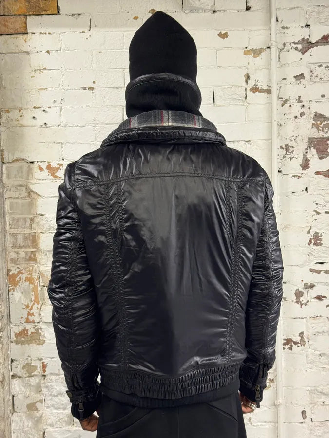 FW2008 Dolce & Gabbana Black Utility Cargo Puffer Jacket SxJsFGE 1