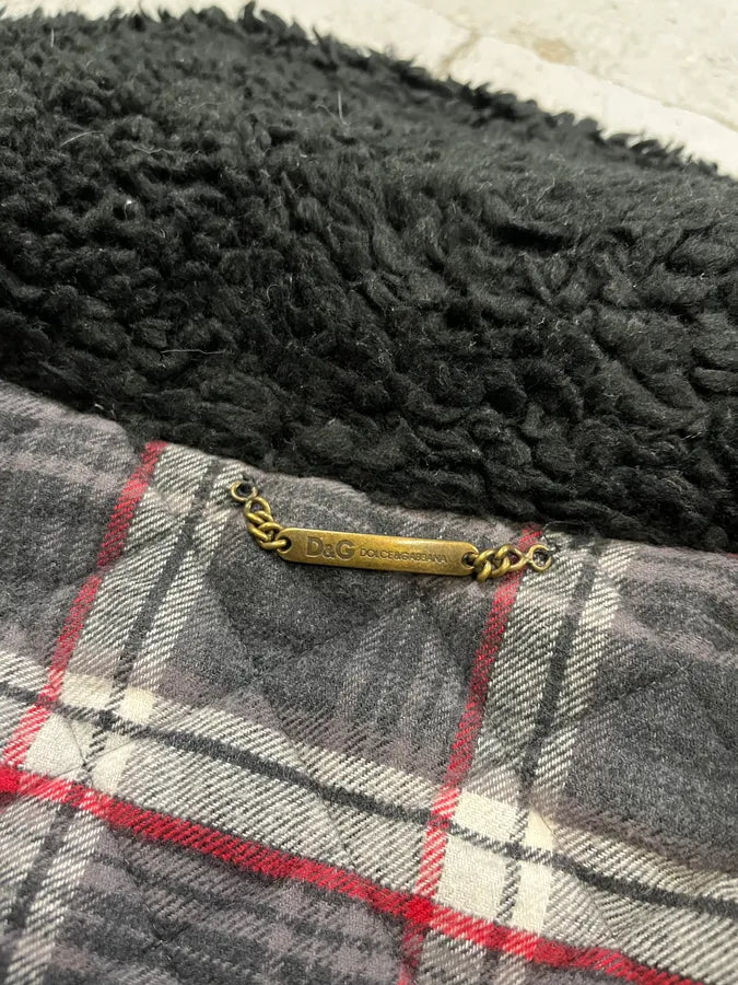 FW2008 Dolce & Gabbana Black Utility Cargo Puffer Jacket SxJsFGE 9