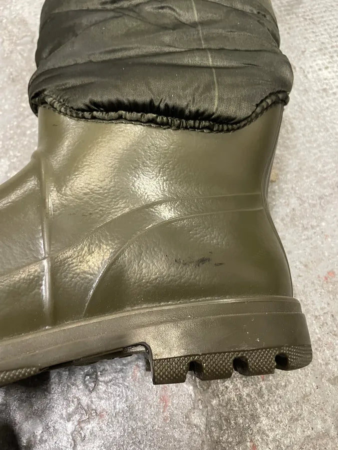 FW2008 Dolce & Gabbana Olive Puffer Wallies Boots (41eu/us8) 6