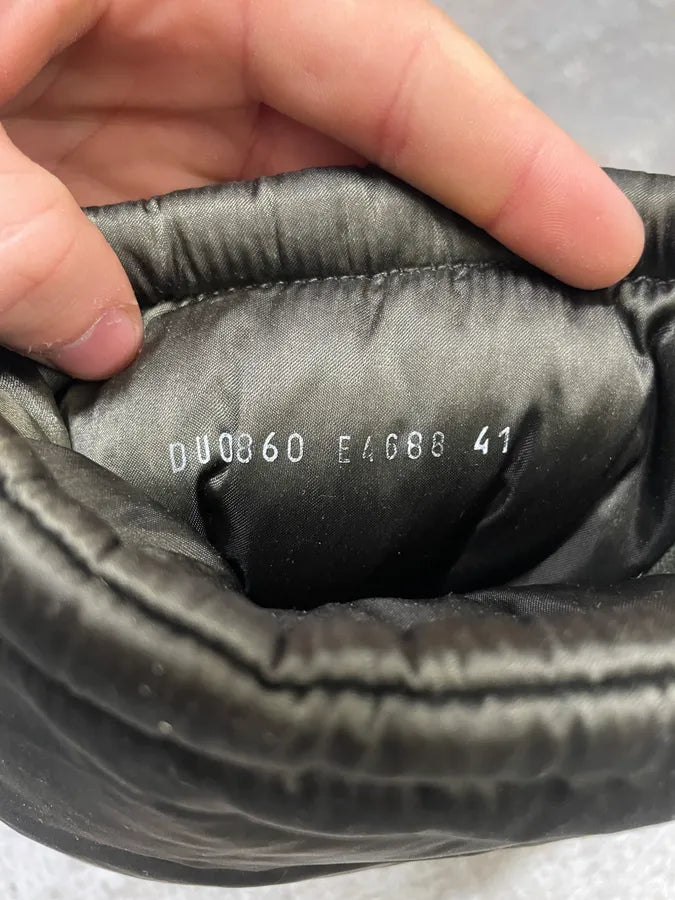 FW2008 Dolce & Gabbana Olive Puffer Wallies Boots xRsrgOe 9