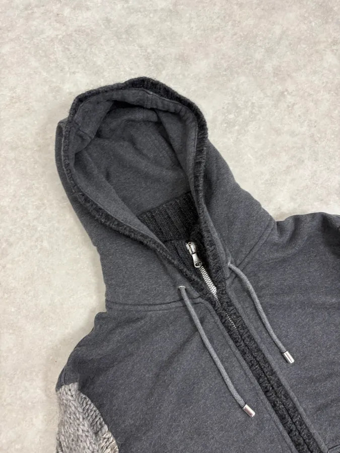 FW2008 Dolce & Gabbana Patchwork Wool Zip-Up Hoodie UZfJjZb 4