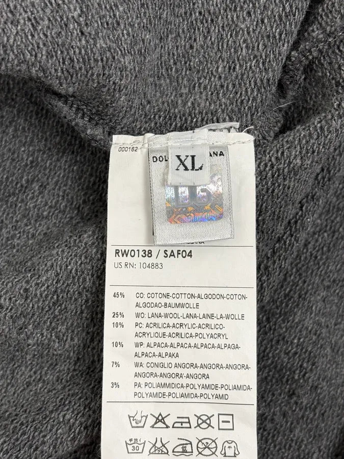 FW2008 Dolce & Gabbana Patchwork Wool Zip-Up Hoodie UZfJjZb 12