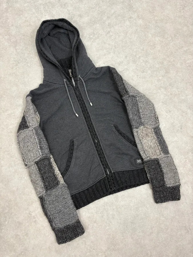 FW2008 Dolce & Gabbana Patchwork Wool Zip-Up Hoodie UZfJjZb 3