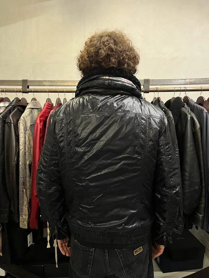 FW2008 Dolce & Gabbana Utility Puffer Black Jacket jBUcNCI 2
