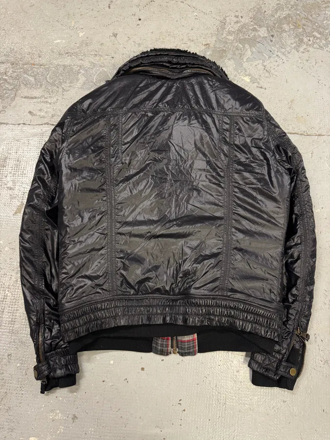 FW2008 Dolce & Gabbana Utility Puffer Black Jacket jBUcNCI 5