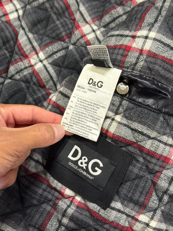 FW2008 Dolce & Gabbana Utility Puffer Black Jacket jBUcNCI 6