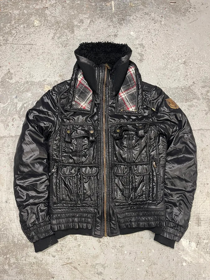 FW2008 Dolce & Gabbana Utility Puffer Black Jacket (M) AXHocoL 0