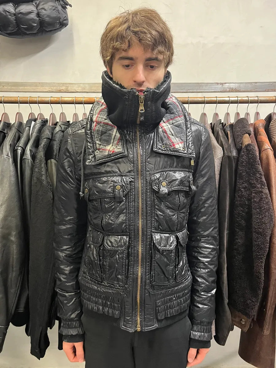 FW2008 Dolce & Gabbana Utility Puffer Black Jacket (M) AXHocoL 1
