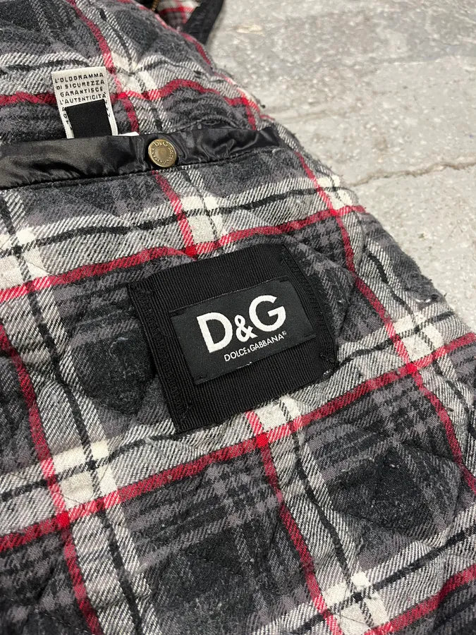FW2008 Dolce & Gabbana Utility Puffer Black Jacket (M) AXHocoL 13