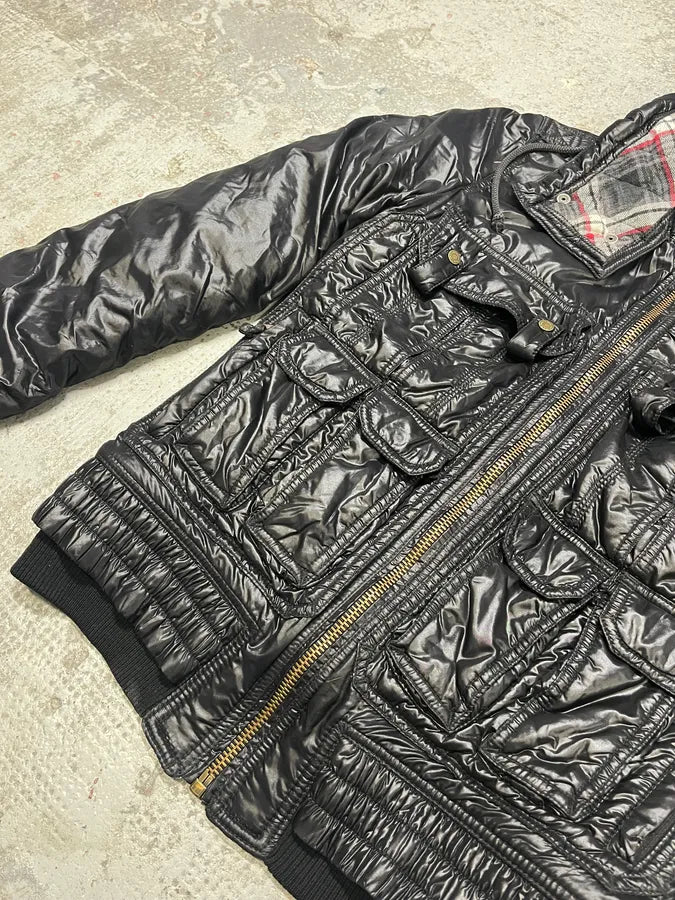 FW2008 Dolce & Gabbana Utility Puffer Black Jacket (M) AXHocoL 4