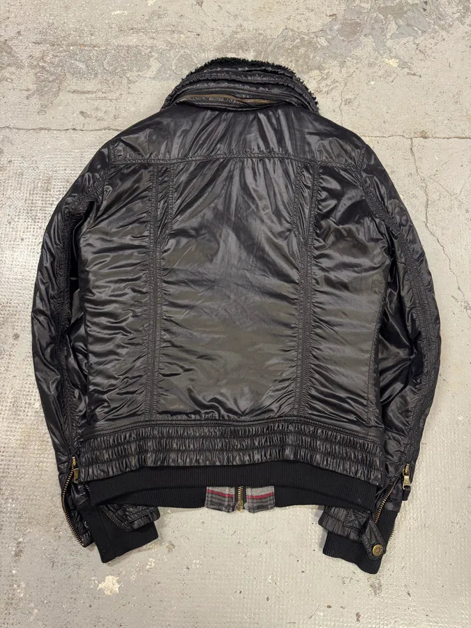FW2008 Dolce & Gabbana Utility Puffer Black Jacket xYCrMbm 9
