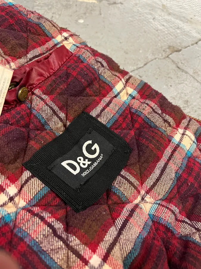 FW2008 Dolce & Gabbana Wine Burgundy Utility Cargo Puffer Jacket (M/L) JbPusqE 12