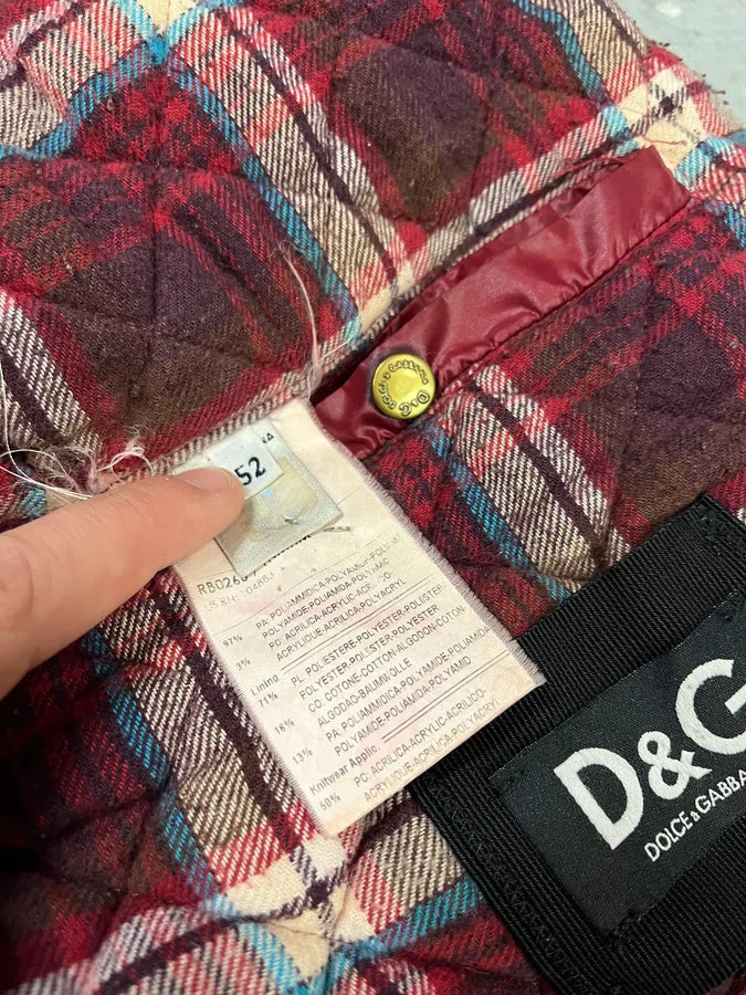 FW2008 Dolce & Gabbana Wine Burgundy Utility Cargo Puffer Jacket (M/L) JbPusqE 13