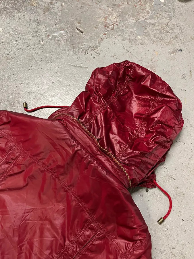 FW2008 Dolce & Gabbana Wine Burgundy Utility Cargo Puffer Jacket (M/L) JbPusqE 9