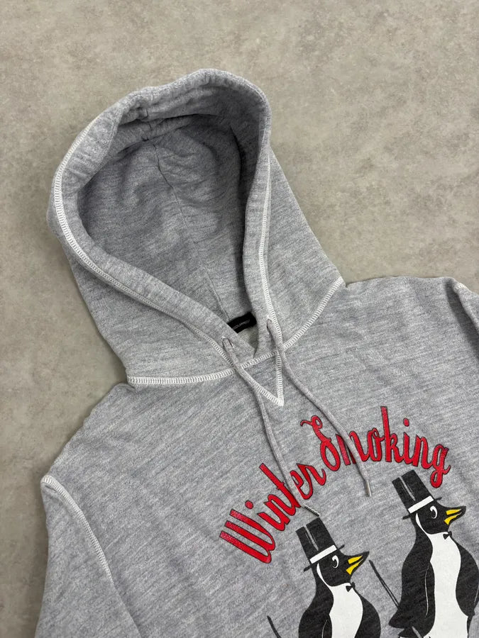 FW2008 Dsquared2 Winter Smoking Grey Hoodie eRVBoMC 4