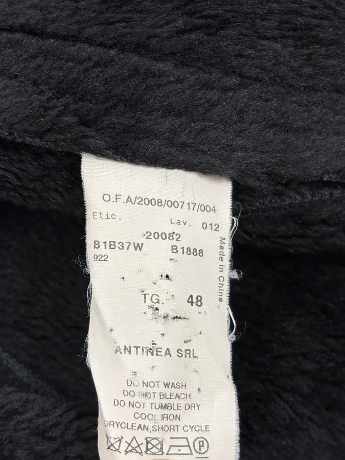 FW2008 Emporio Armani Navy Shearling Jacket MnqxUbH 10