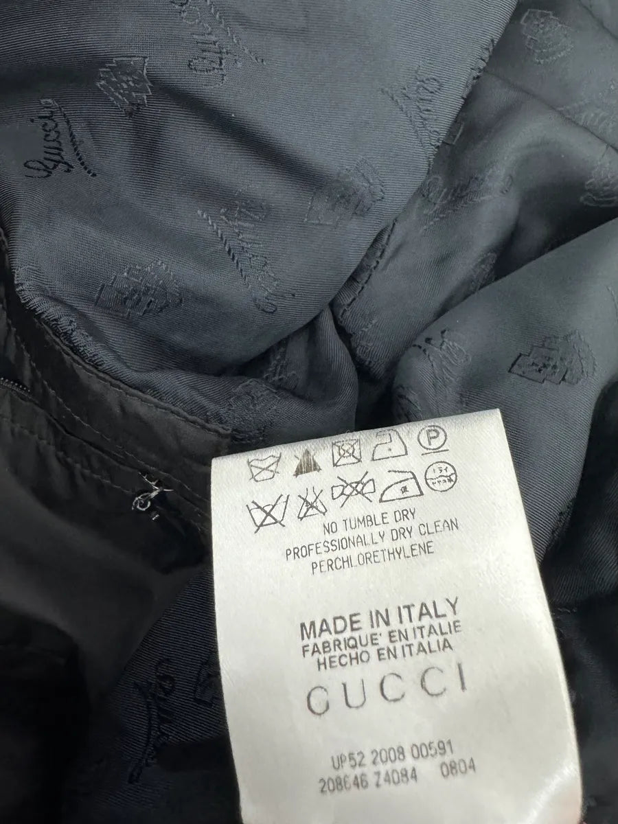 FW2008 Gucci Black Nylon Jacket DDJrKuI 14