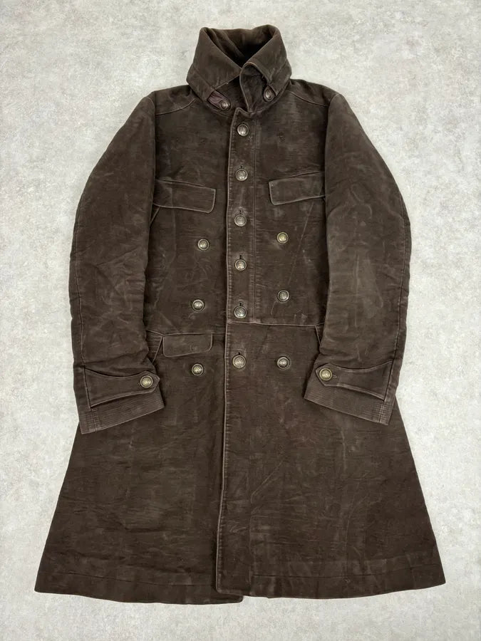 FW2008 Gucci Brown Wool Double-Breasted Coat by Frida Giannini YIpQjjP 0