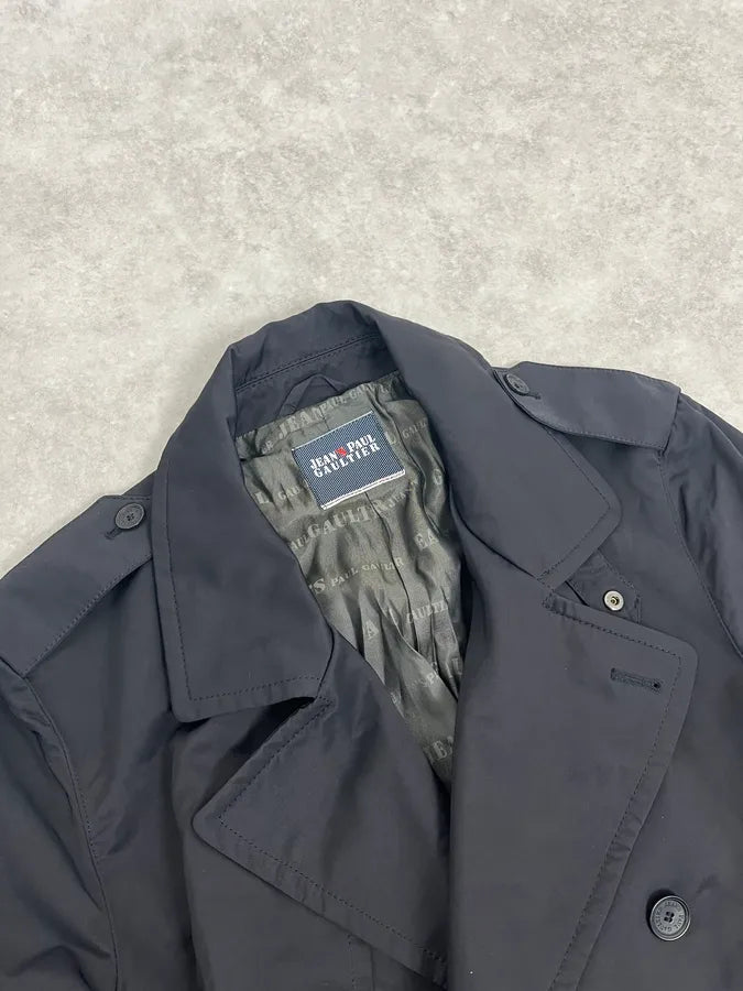 FW2008 Jean Paul Gaultier Black Imperial Trench Coat CsJlhlZ 3