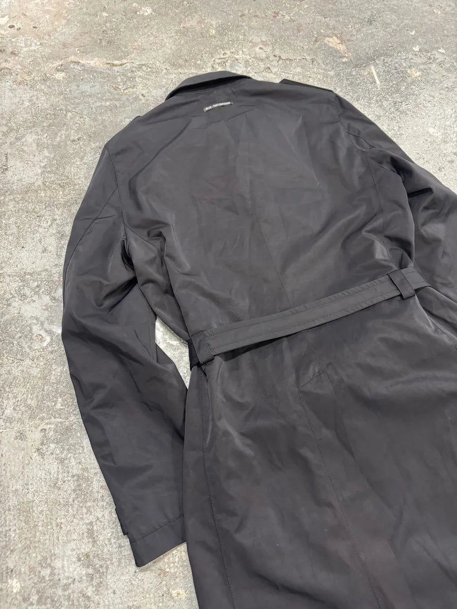 FW2008 Jean Paul Gaultier Navy Nylon Long Jacket IiLbzqR 4