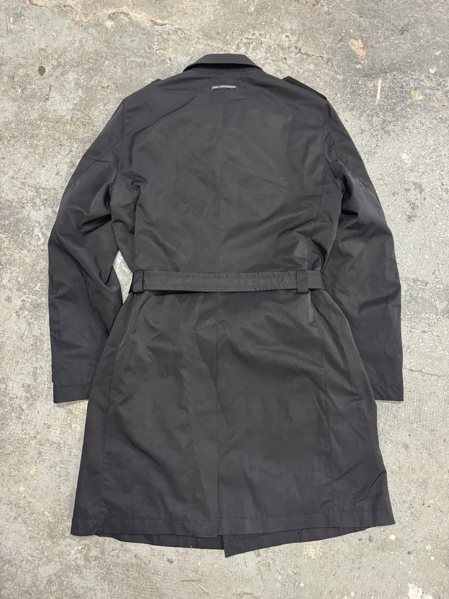 FW2008 Jean Paul Gaultier Navy Nylon Trench Coat IiLbzqR 3