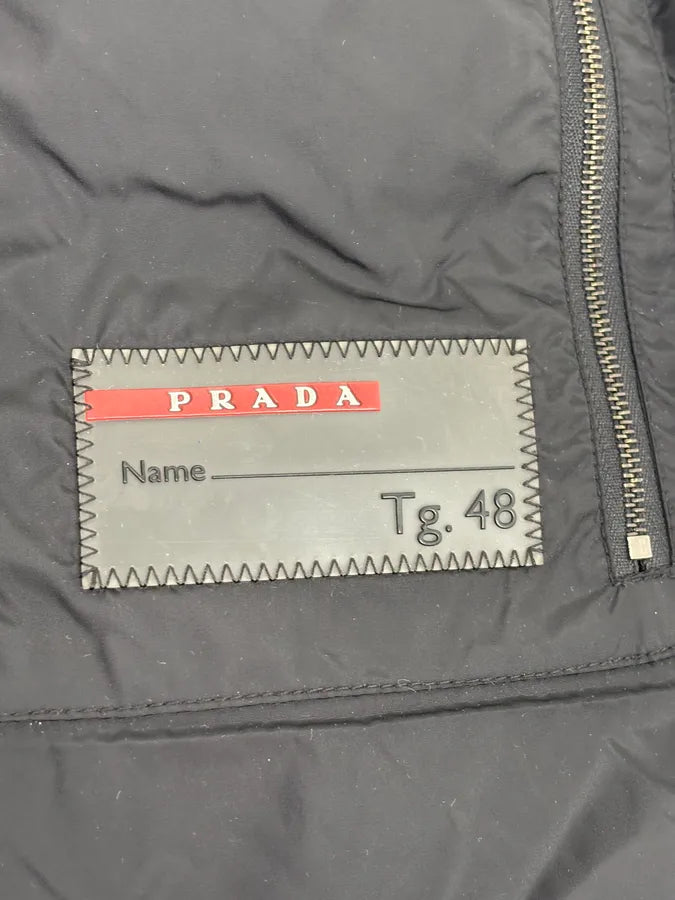 FW2008 Prada Black Nylon Quilted Puffer Jacket ZyTevqb 11