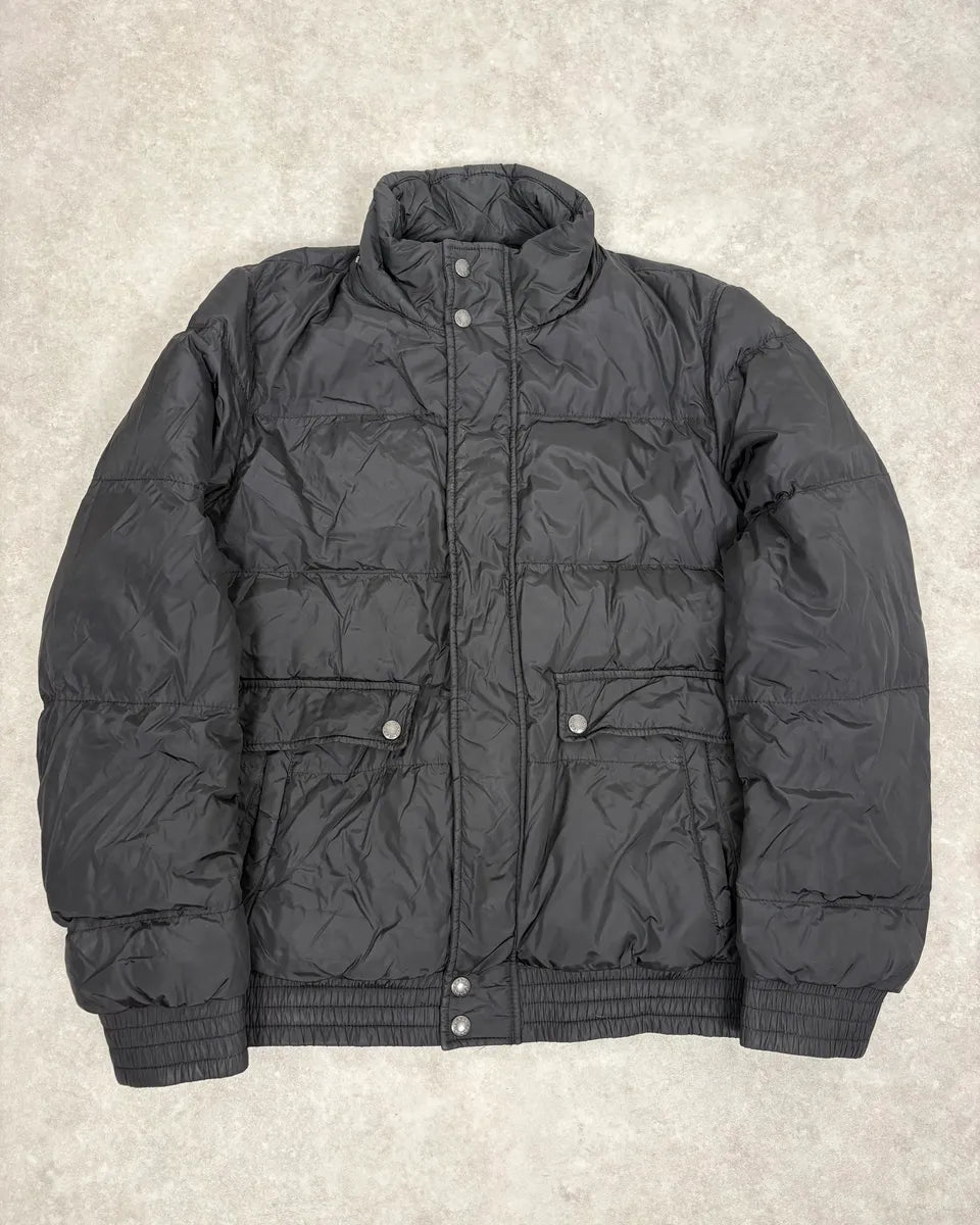 FW2008 Prada Black Nylon Quilted Puffer Jacket ZyTevqb 0