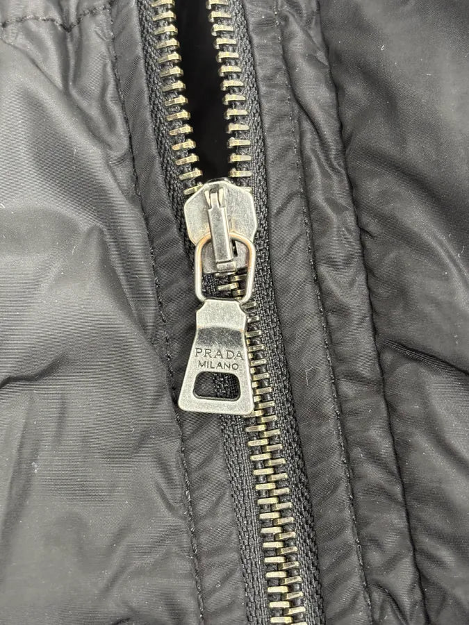 FW2008 Prada Black Nylon Quilted Puffer Jacket ZyTevqb 9