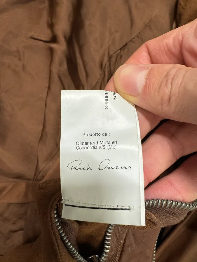 FW2008 Rick Owens Bordeaux  Asymmetrical Leather Jacket NKmSYdT 12