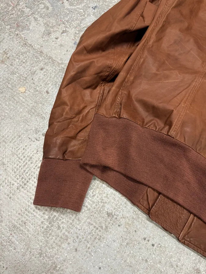 FW2008 Rick Owens Bordeaux  Asymmetrical Leather Jacket NKmSYdT 8