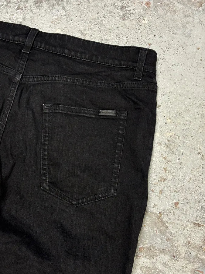 2010s Saint Laurent Black Dark Slim Jeans FMjhltR 7